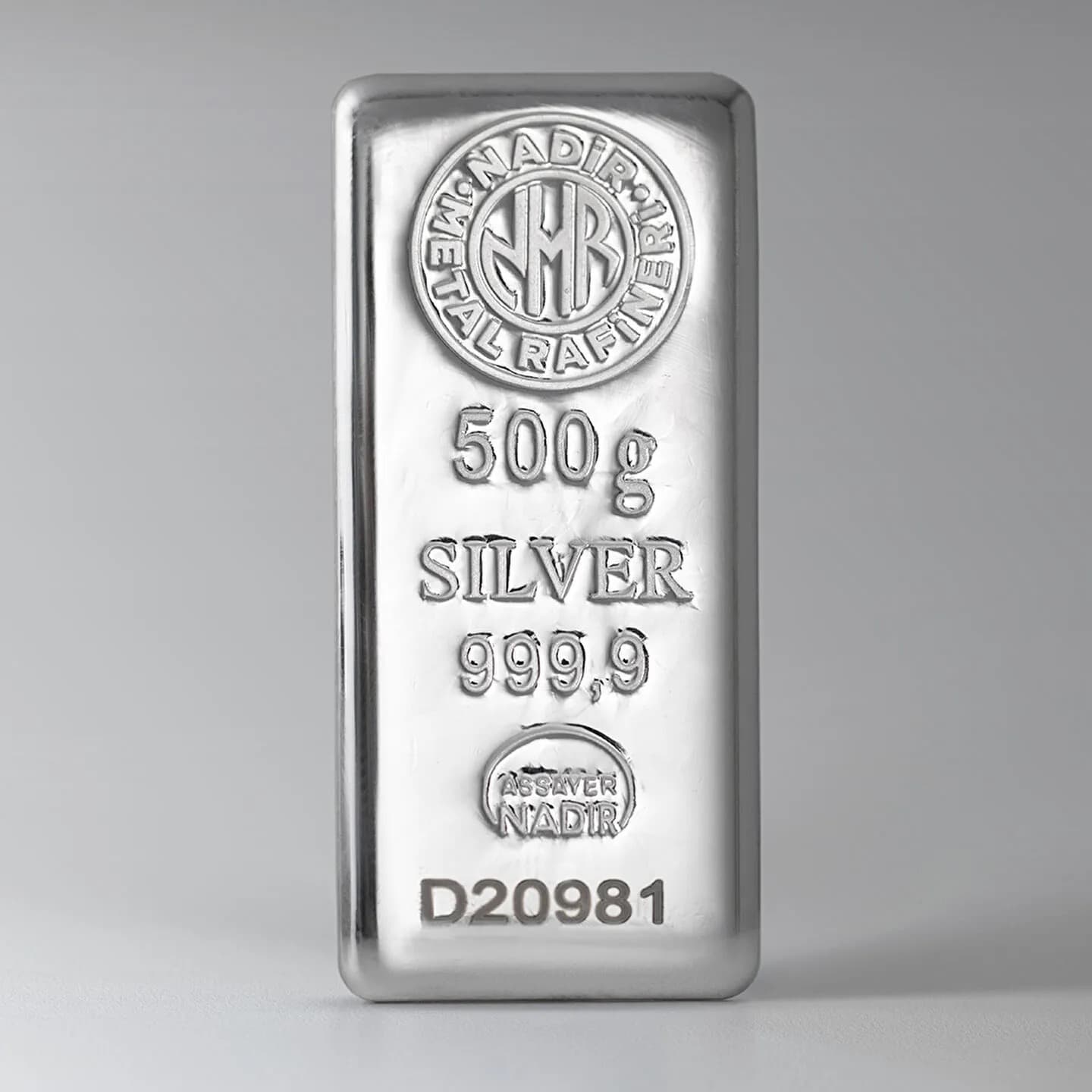 500 Gram Külçe Gümüş - 500g 999 saflık altın ürünü