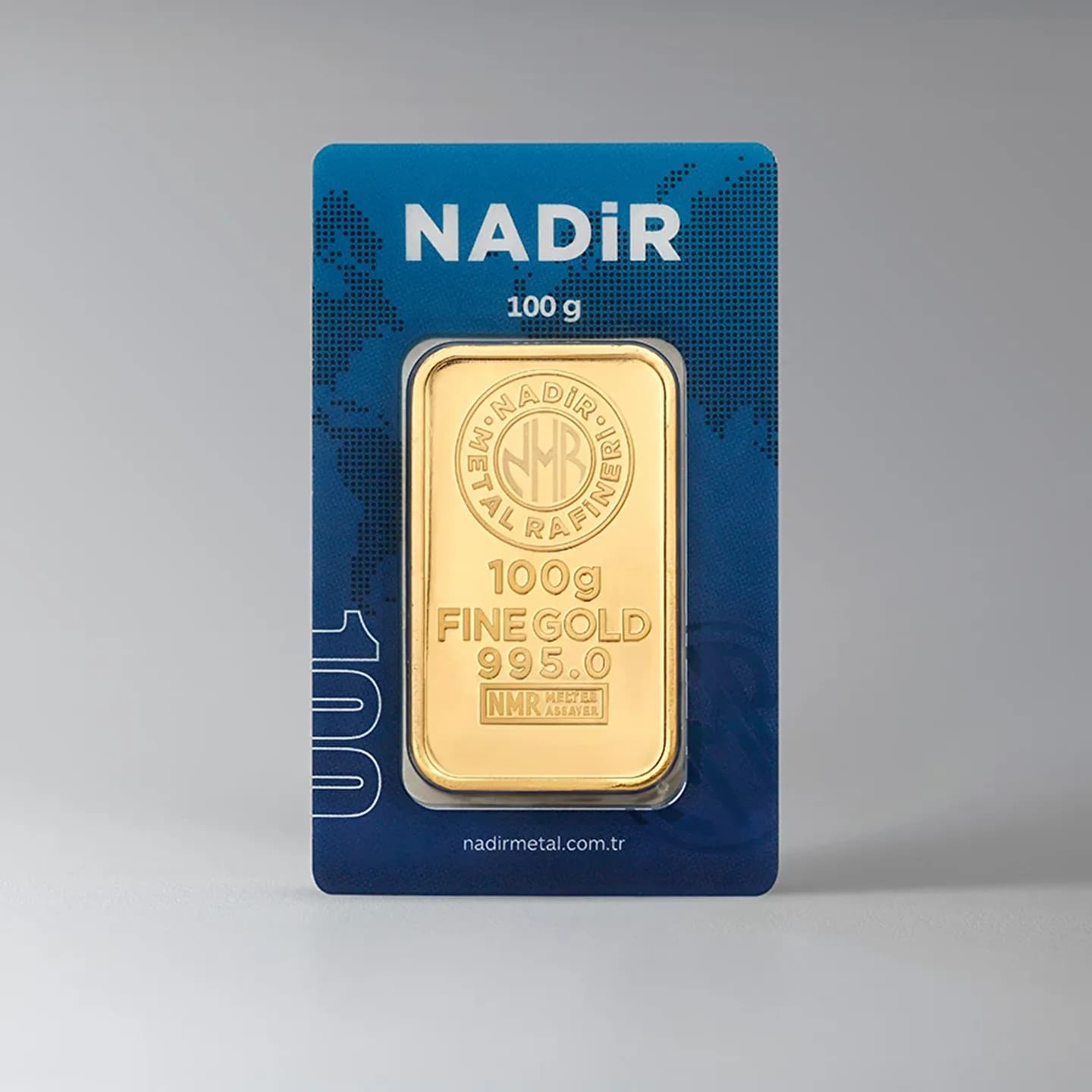 100 Gram Külçe Altın - 100g 995 saflık altın ürünü