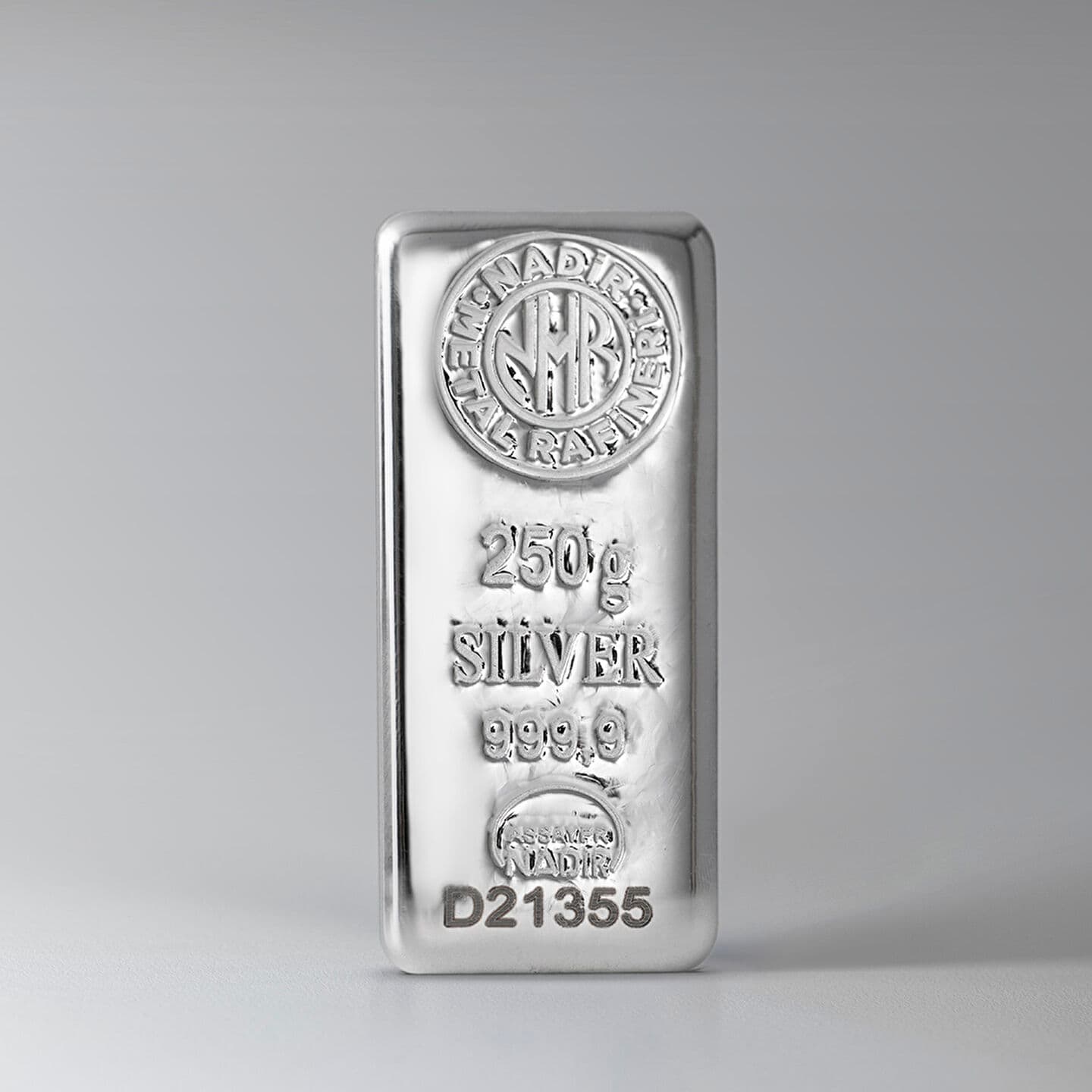250 Gram Külçe Gümüş - 250g 999 250 Gram Külçe Gümüş - 250g 999 saflık altın ürünü